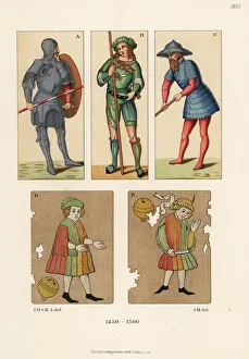Italian male costumes of the late 15th century Italian male costumes of the late 15th century