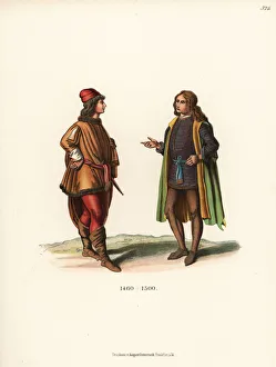 Italian men's fashions from the late 15th century Italian men's fashions from the late 15th century