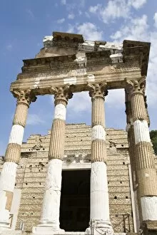 Italia Gallery: ITALY. Brescia. Capitoline Temple (73-74 BC)