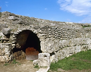 Related Images Gallery: Italy. Paestum. Walls of Roman Amphitheater