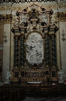 Italy. Rome. The Church of St. Ignatius of Loyola at Campus Italy. Rome. The Church of St. Ignatius of Loyola at Campus