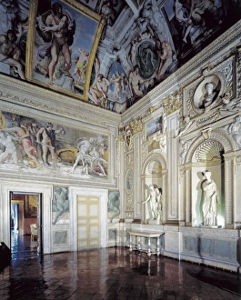 ITALY. Rome. Farnese Palace. Ceiling of the Carracci ITALY. Rome. Farnese Palace. Ceiling of the Carracci