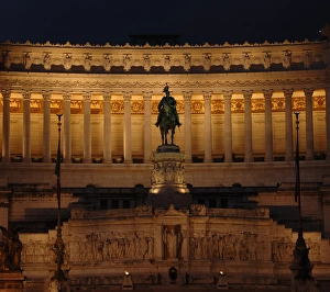 Italy. Rome. National Monument of Victor Emmanuel II. Night Italy. Rome. National Monument of Victor Emmanuel II. Night