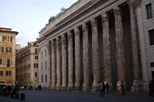 Italy. Rome. Temple of Hadrian or Hadrianeum. Year 145 Italy. Rome. Temple of Hadrian or Hadrianeum. Year 145