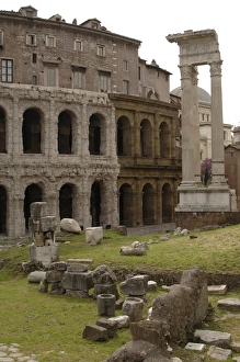 Italy. Rome. Theatre of Marcellus. 1st century BC Italy. Rome. Theatre of Marcellus. 1st century BC