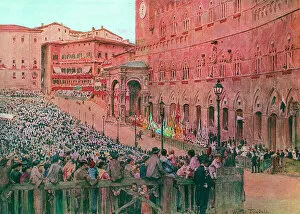 Watch Gallery: Italy / Siena Palio 1913
