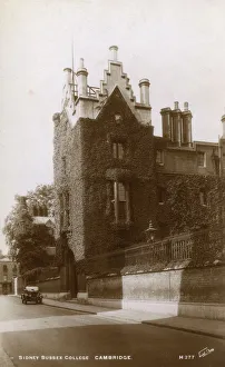 The ivy-clad walls of Sidney Sussex College, Cambridge The ivy-clad walls of Sidney Sussex College, Cambridge