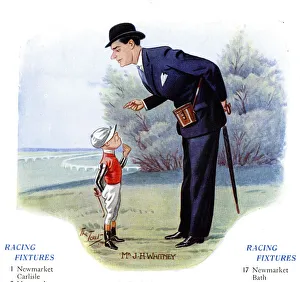 J H Whitney and jockey, racing fixtures J H Whitney and jockey, racing fixtures