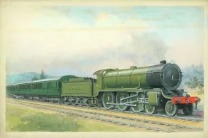Plymouth Express Print by C.T. Howard, Southern Railway