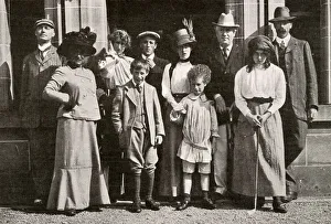 James Braid and Party at Archerfield House James Braid and Party at Archerfield House