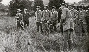 James Braid playing at the new club at Leziate James Braid playing at the new club at Leziate