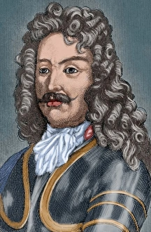 James FitzJames, 1st Duke of Berwick (1670-1734). Colored en James FitzJames, 1st Duke of Berwick (1670-1734). Colored en