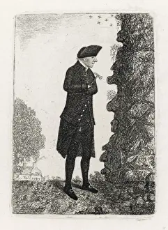 Geological Prints: James Hutton Print - Scottish geologist portrait