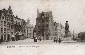 Jan van Eyck Square, Bruges, Belgium Jan van Eyck Square, Bruges, Belgium