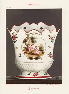 Jardiniere or planter from Marseille, France, 18th century Jardiniere or planter from Marseille, France, 18th century