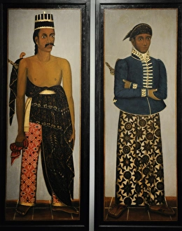 Five Javanese court officials, c. 1820-1870. Anonymous Five Javanese court officials, c. 1820-1870. Anonymous