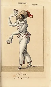 Jean Elleviou as Pierrot in Le Tableau parlant Jean Elleviou as Pierrot in Le Tableau parlant
