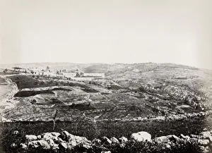 Jerusalem with Siloam and the Mount of Olives Jerusalem with Siloam and the Mount of Olives
