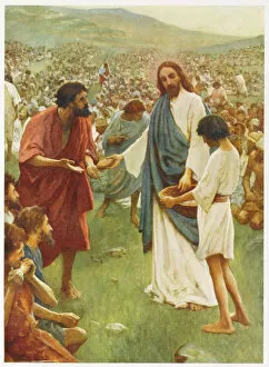 Fishes Gallery: Jesus Feeds 5000