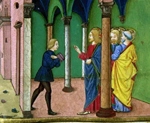 Jesus meets a patient cured by him and says: now you are h