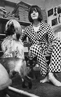 Jewellery designer Carol Russell in Biba Jewellery designer Carol Russell in Biba