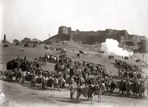 Jhansi Fort and Elephant Battery, c. 1885-1887 Jhansi Fort and Elephant Battery, c. 1885-1887
