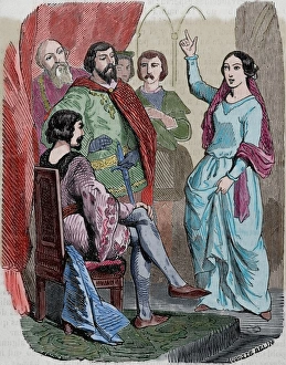 Joan of Arc (1412-1431). Folk heroine of France and a Roman Joan of Arc (1412-1431). Folk heroine of France and a Roman