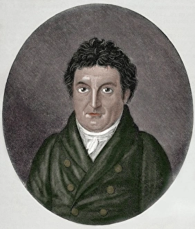 Johann Gottlieb Fichte (1762-1814). German Philosopher. Engr Johann Gottlieb Fichte (1762-1814). German Philosopher. Engr