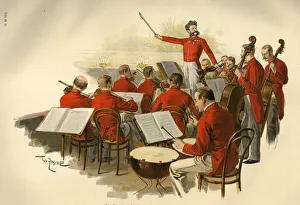 Johann Strauss conducting an orchestra Johann Strauss conducting an orchestra