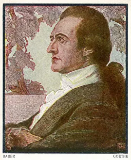Johann Wolfgang von Goethe, German writer Johann Wolfgang von Goethe, German writer