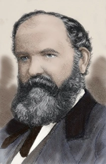 John Creswell (1828-1891). Engraving. Colored John Creswell (1828-1891). Engraving. Colored