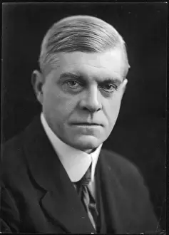Prints of Portrait of the artist and illustrator, John Hassall (1868-1948), best known for his poster creations including the famous Skegness is so Bracing poster John Hassall Prints: John Hassall Portrait Print: Illustrator of Skegness Poster