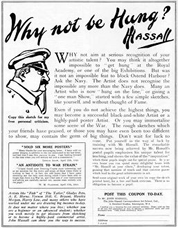 John Hassall Correspondence Art School, WW1 John Hassall Correspondence Art School, WW1