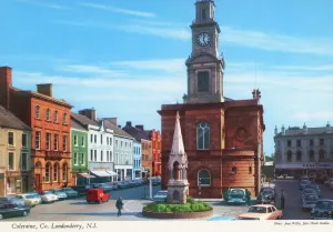 County Londonderry Prints: Coleraine Print, Northern Ireland, circa 1970s