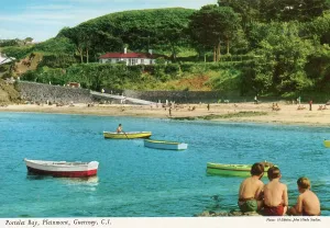 Portelet Bay Print circa 1960s