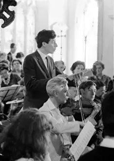 John Shirley-Quirk rehearsing for the Choral Our beautiful Wall 