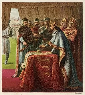 Signing Gallery: John Signs Magna Carta
