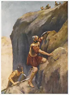 Biblical Illustrations Online Prints: Jonathans Attack
