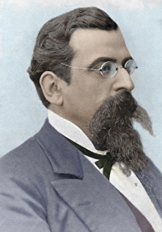 Jose Balari Jovany (1844-1904). Colored engraving Jose Balari Jovany (1844-1904). Colored engraving