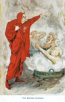Joseph Chamberlain as Mephistopheles boiling Radicals Joseph Chamberlain as Mephistopheles boiling Radicals
