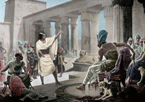Related Images Gallery: Joseph interpreting the Pharaohs Dream. Genesis 41: 25-26. 1