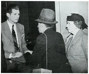 Joseph Kennedy working at the US embassy, September 1939 Joseph Kennedy working at the US embassy, September 1939
