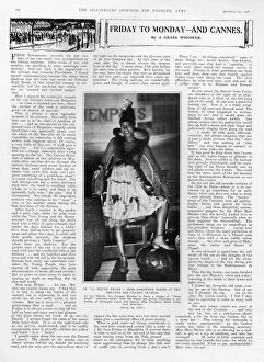 Josephine Baker in the Revue N觲e
