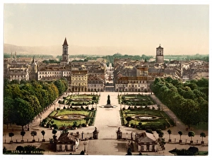 Karlsruhe, general view, Baden, Germany Karlsruhe, general view, Baden, Germany
