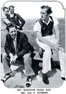 Kenneth Wagg & Ian Fleming at White's Club golf tournament Kenneth Wagg & Ian Fleming at White's Club golf tournament