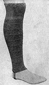 Khaki puttee footless stockings, WW1 Khaki puttee footless stockings, WW1