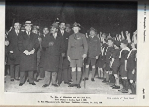 King of Afghanistan with Lord Baden Powell King of Afghanistan with Lord Baden Powell