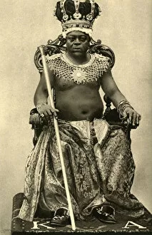 Related Images Gallery: King Archibong III of Calabar, Gambia, West Africa