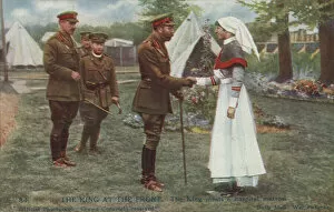 King George V at the battle front