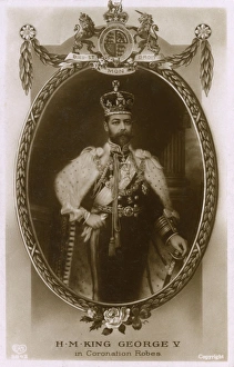King George V in his coronation robes King George V in his coronation robes